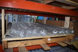 *11x Assorted Lengths of 90mm Perspex Tube