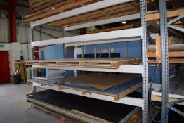 *Bay of Extra Deep Pallet Racking 366x150cm x 280cm high Comprising of 2x Uprights and 8x Beams (