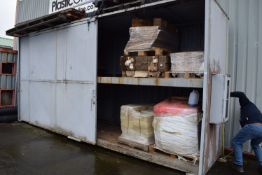 *Steel Storage Unit ~6m long x 150x300cm (collection by appointment, contents not included)