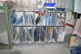 *Sheet Material and Component Mobile Storage Unit 195cm wide x 134cm high (collection by