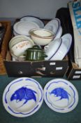 Vintage Enamel Cookware, etc.