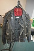 Vintage Leather Motorcycle Jacket & Trousers (no label or size)