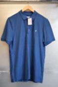 *Farah Blue Peony Modern Fit Polo Size: M