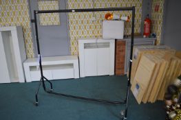 Black Metal Clothes Rail 5ft x 5ft