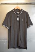 *Penguin Charcoal Polo Size: L