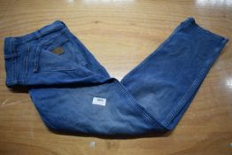 *Wrangler Straight Leg Denim Jeans Size: 32x30