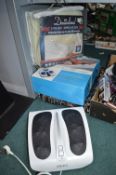 Foot and Back Massagers, and a Dreamland Heated Under Blanket