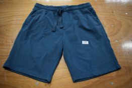 *Jachs New York Soft Touch Suede Finish Shorts in Teal Size: L