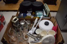 Quantity of Kitchenware to Include Glasses, Mugs, Cutlery, and Picnic Items
