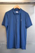 *Farah Blue Peony Modern Fit Polo Size: M
