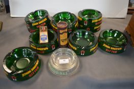10x John Smith’s Pub Ashtrays etc.