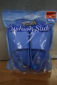 32 Degrees Cool Youth Cushion Slides in Blue Size: Child’s 12-13