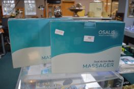 2x Osalis Dual Action Body Massagers