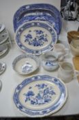 Blue & White Meat Plates