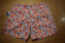 *Swims Starfish Print Swimshorts Size: L