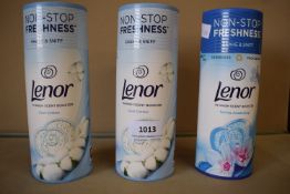 3x Assorted Lenor In-Wash Scent Boosters 176g