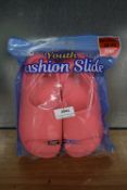 32 Degrees Cool Youth Cushion Slides in Pink Size: Child’s 13