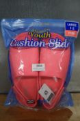 32 Degrees Cool Youth Cushion Slides in Pink Size: 1-2