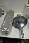 Stainless Steel Fish Kettle, and a Non-Stick Wok