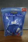 32 Degrees Cool Youth Cushion Slides in Blue Size: Child’s 12-13