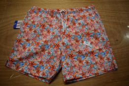 *Swims Starfish Print Swimshorts Size: L