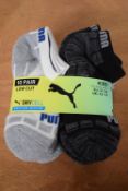 10x Pairs of Puma Dry Cell Kid’s Socks Size: Child’s 12-1.5