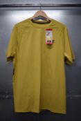 *Champion Mustard Moisture Wicking T-Shirt Size: M
