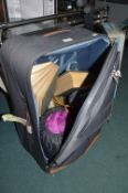 Large Travel Case and Contents, 2x Sleeping Bags, etc.
