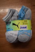 10x Pairs of Puma Dry Cell Kid’s Socks Size: Child’s 12-1.5