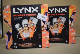 2x Lynx Sunset Fresh Giftsets