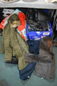 Large Quantity of Assorted Clothing, Outdoor Jackets, etc.