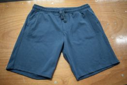 *Jachs New York Soft Touch Suede Finish Shorts in Teal Size: XL