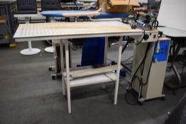 *Vacuum Table and Separate Pro Press Express Steam Boiler & Hand Iron on 240v Plugs