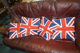 4x Union Jack Cushions