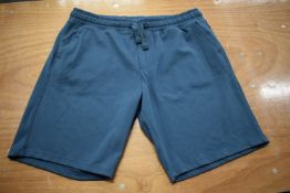 *Jachs New York Soft Touch Suede Finish Shorts in Teal Size: XL
