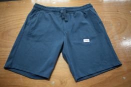 *Jachs New York Soft Touch Suede Finish Shorts in Teal Size: XL