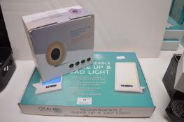 Osalis Rechargeable SAD Light, and Wakeup Light FM Radio