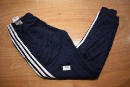 *Adidas Slim Fit Tapered Leg Joggers in Navy Size: S