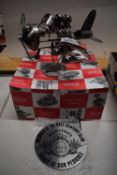 Flame Homeware Aviation Wine Bottle Holder, and a Half Century Club Metal Wall Plaque