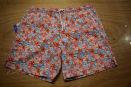 *Swims Starfish Print Swimshorts Size: L