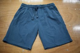 *Jachs New York Soft Touch Suede Finish Shorts in Teal Size: L