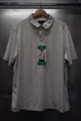 *Kirkland White Patterned Golf Polo Size: XL