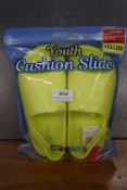 32 Degrees Cool Youth Cushion Slides in Yellow Size: Child’s 12-13