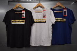 *3x Champion Emblem T-Shirts Size: M