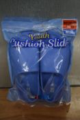 32 Degrees Cool Youth Cushion Slides in Blue Size: Child’s 12-13