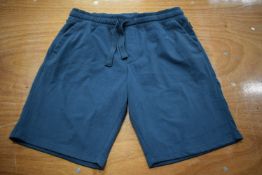 *Jachs New York Soft Touch Suede Finish Shorts in Teal Size: L