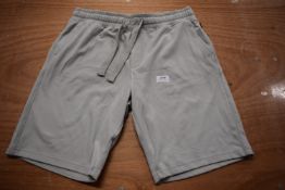*Jachs New York Soft Touch Suede Finish Shorts in Light Sage Size: L