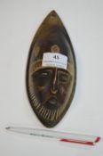 Carved Stone Small Tribal Mask