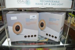 2x Wake Up FM Radio Lights