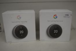 *2x Nest Learning Thermostats (salvage)